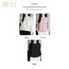 French-Style Elegant Lace Wool-Blend Knitted Sweater