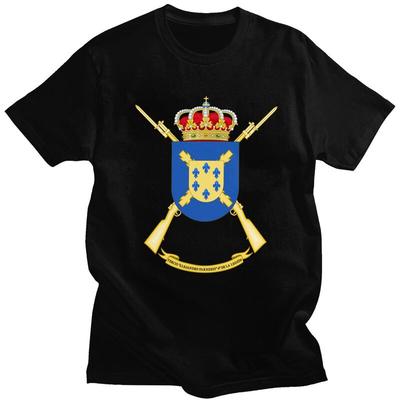 Custom Vintage Spanish Legion T Shirt Men ShortSleeve Spain Coat of Arms Tshirt Casual Tee 100 Cotton Oversized Tshirt Merch