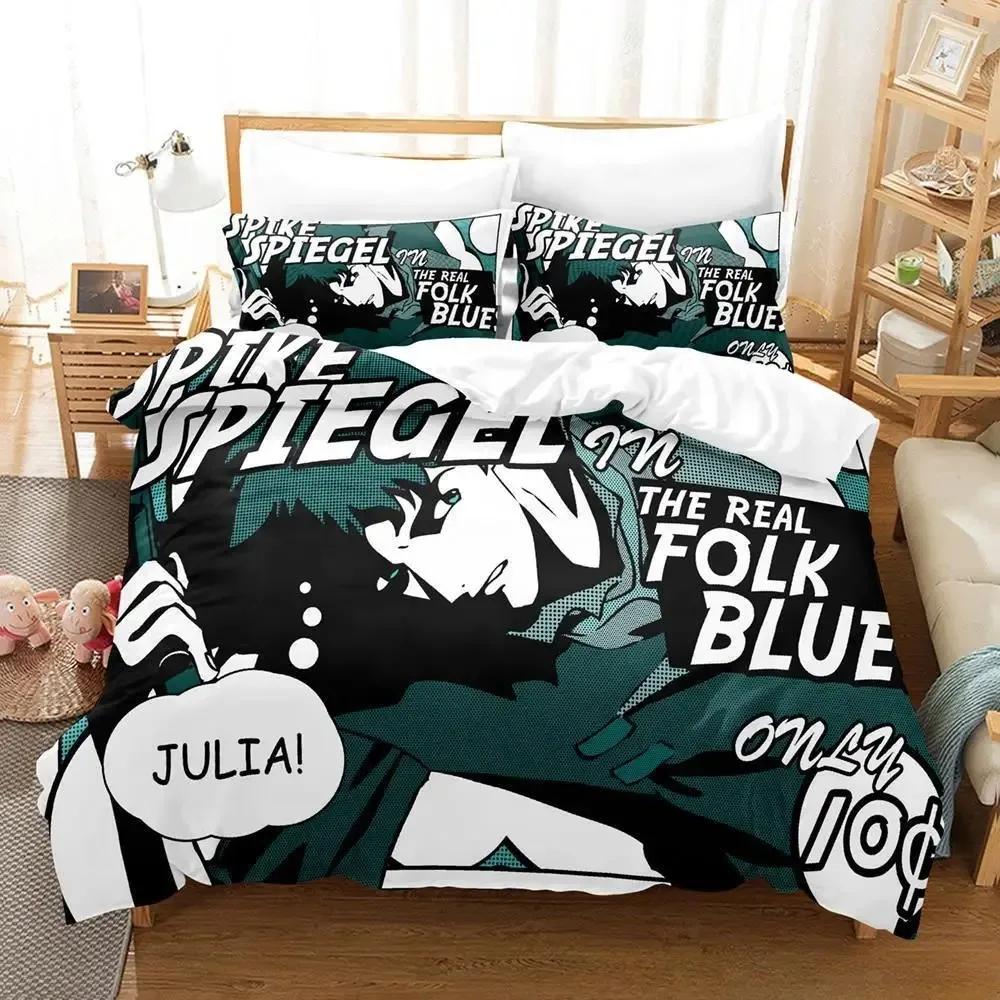 New Cowboy Bebop Beding Set Single Twin Ful Quen King-Sized Dimensionsd Dimensions Bed Linen Set Adult People Kid Bedrom Duvet cover Sets 3D Game Bed