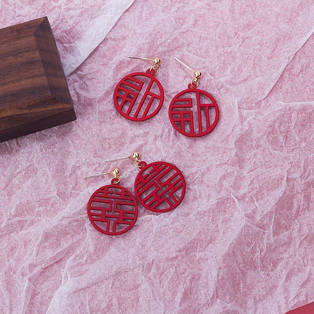 Cute Congratulations Lucky For You Women Dangle Earrings Earrings Fashion Jewelry New Year Gift