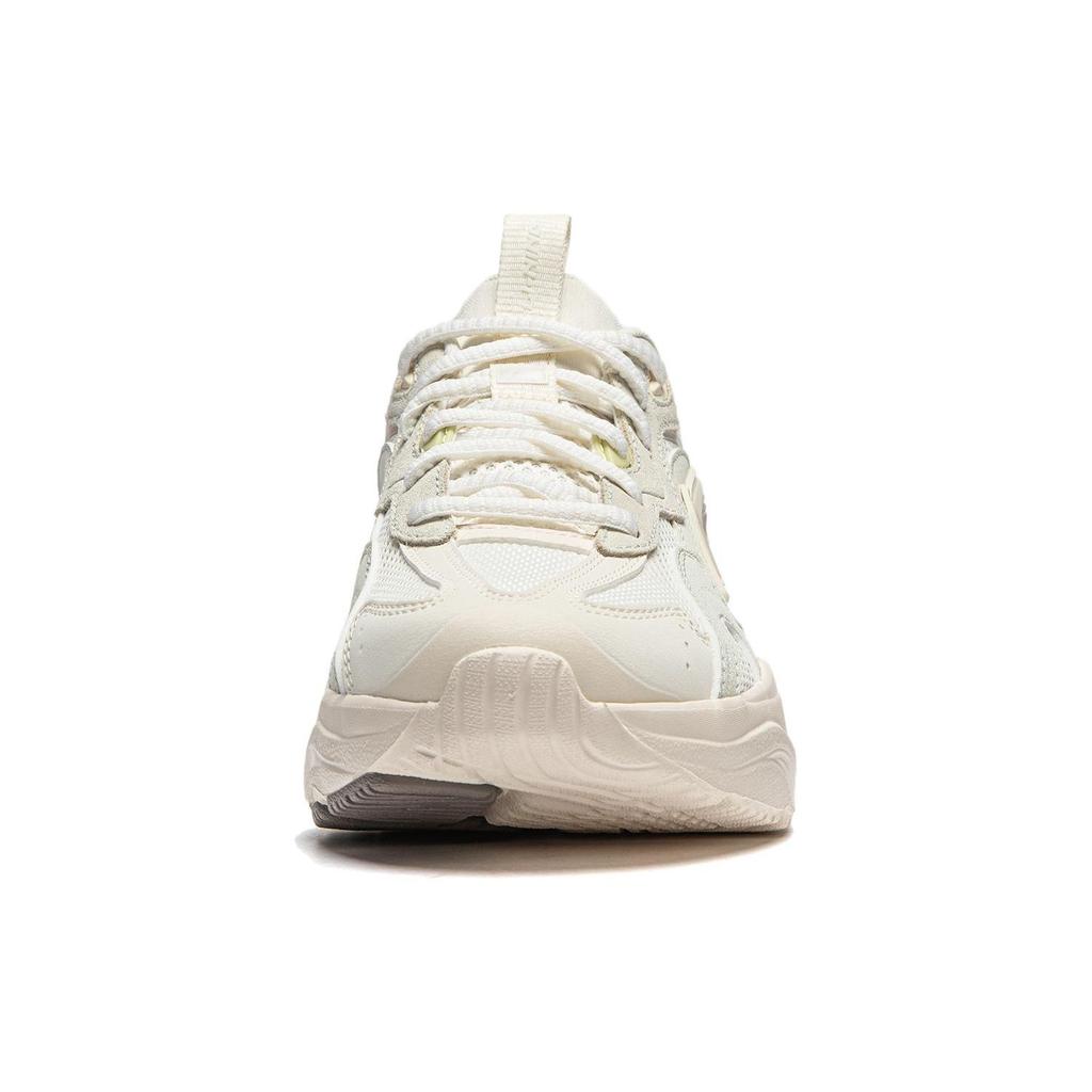 Li Ning Meteor Versatile Retro Dad Shoes Thick Sole Height Increasing Shock Absorption Non-Slip Wear-Resistant Support Low-Top Casual Shoes AGCU122-2