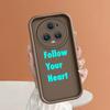 Soft Silicone Square Ladder Printing Pattern Phone Casing Full Cover Camera Shockproof Protection Rubber Case for Huawei Honor