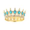 Women's Crown Adults Sparkling Headband Alloy Rhinestones Costume Hairpieces for Weddings Birthdays Proms and Pageants