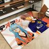 Anime A-Ao A-Ashi Fußmatte Weiche Flanell-Fußmatte Geeignet für Eingangsbereiche, Wohnzimmer, Schlafzimmer und Badezimmer