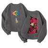 Children's Fashionable Lightweight Long-sleeved Round Neck Pullover With Pockets Printed Pullover