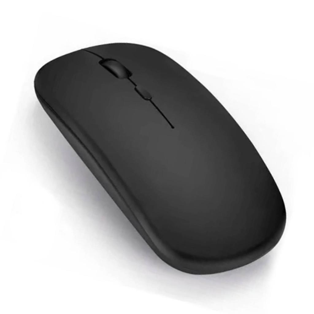 Wireless Mouse Ergonomic Comfortable Silent Design 800 To 1600DPI Plastic Material Black Office