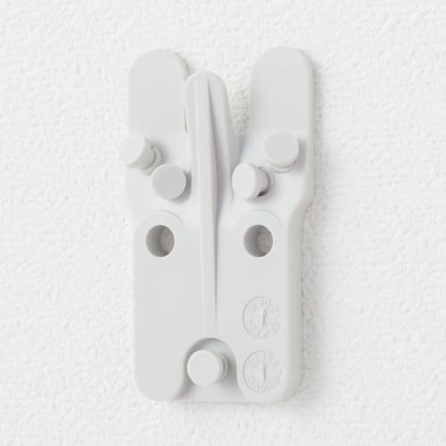 MUJI Furniture that can be attached to the wall with long push magnet, light gray, width 44 x depth 4 x height 9 cm, oak veneer 12939764