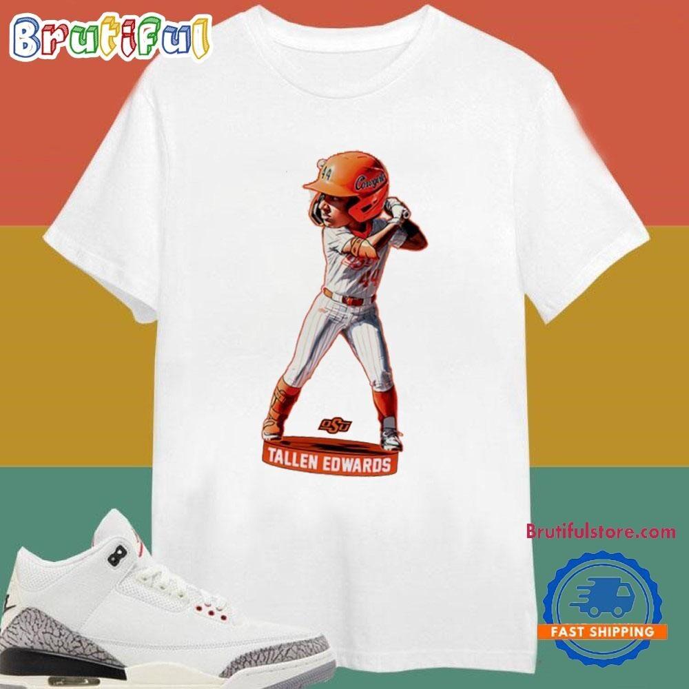 Tallen Edwards Okla%homa State Softball Caricature T Shirt Unisex T-Shirt S