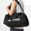New Adidas Essential Recycled Material Polyester Handheld Gym Bag Medium Size Unisex Black & White IP9862