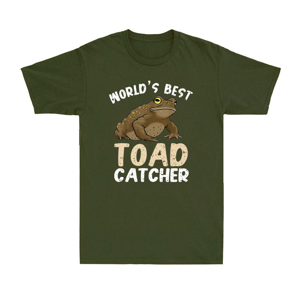 Worlds Best Toad Catcher Funny Toad Frog Amphibian Lovers Gift Unisexs TShirt