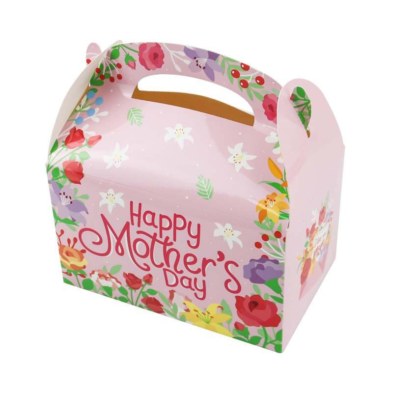 

Mother S Day Portable Box Thanksgiving Blessing Gift Box Square Large Candy Box Carton