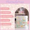 And Flower Flower Pattern Water Cup Transfer Sticker For Home Decor Office