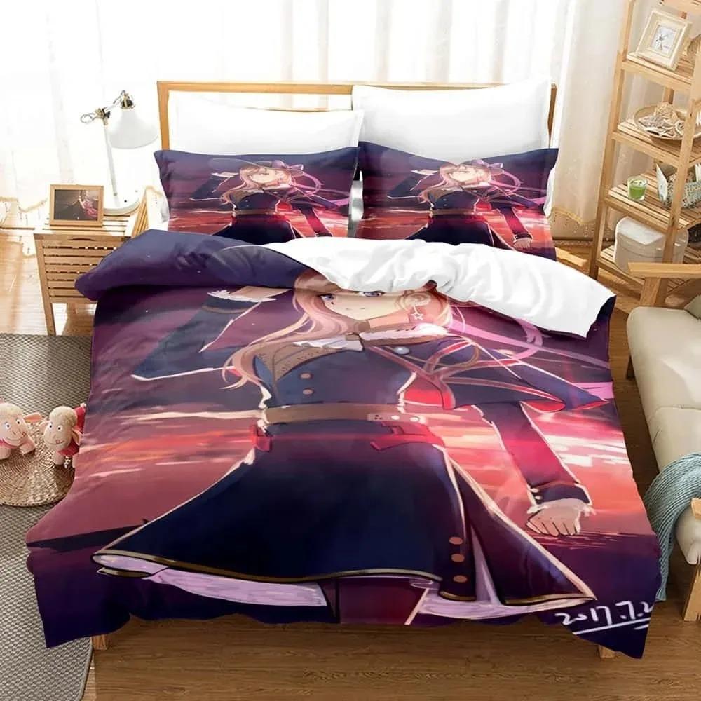 3D Print Anime - Azur Lane Bedding Set Single Twin Full Queen King Size Bed Set Adult Kid Bedroom Duvet cover Sets Home Textiles