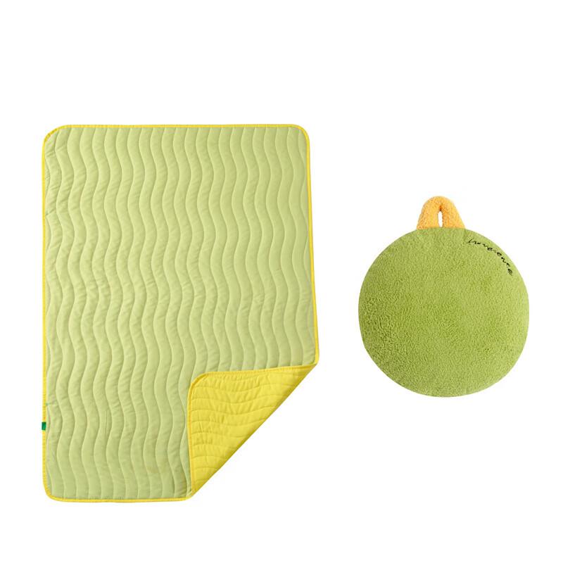 Manis WA Fiber 2-in-1 Pillow Blanket with Storage Bag