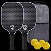 WEZHO Carbon Fiber Pickleball Paddle Set