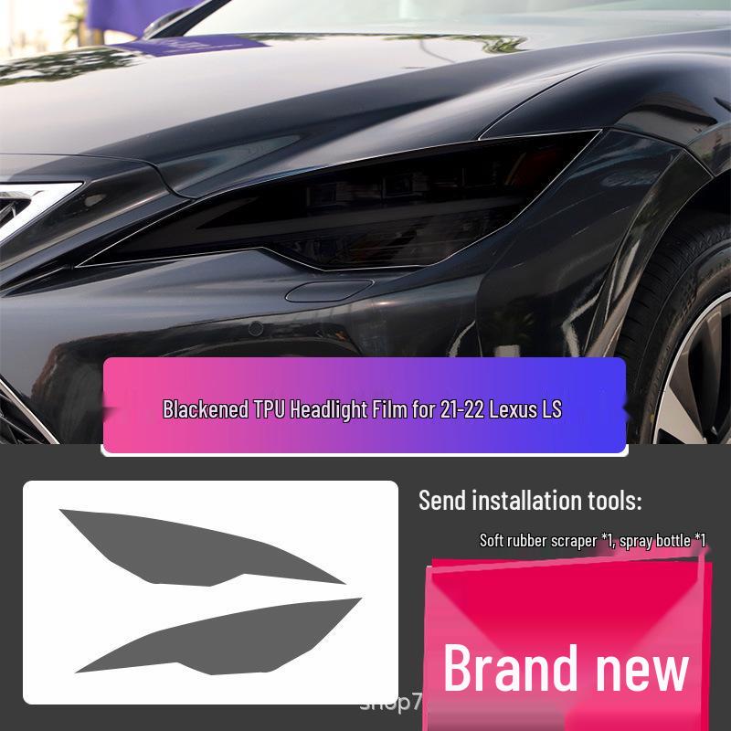 Transparent Smoked Protective Headlight Film for Lexus CT200, ES, RX, UX, IS, NX, LX