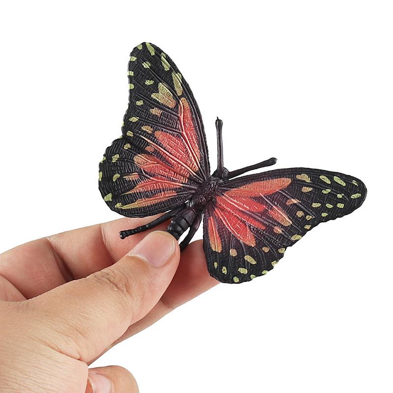 Children's Insect Observation Box: Soft Plastic Butterfly, Mantis, Bee Simulation Set