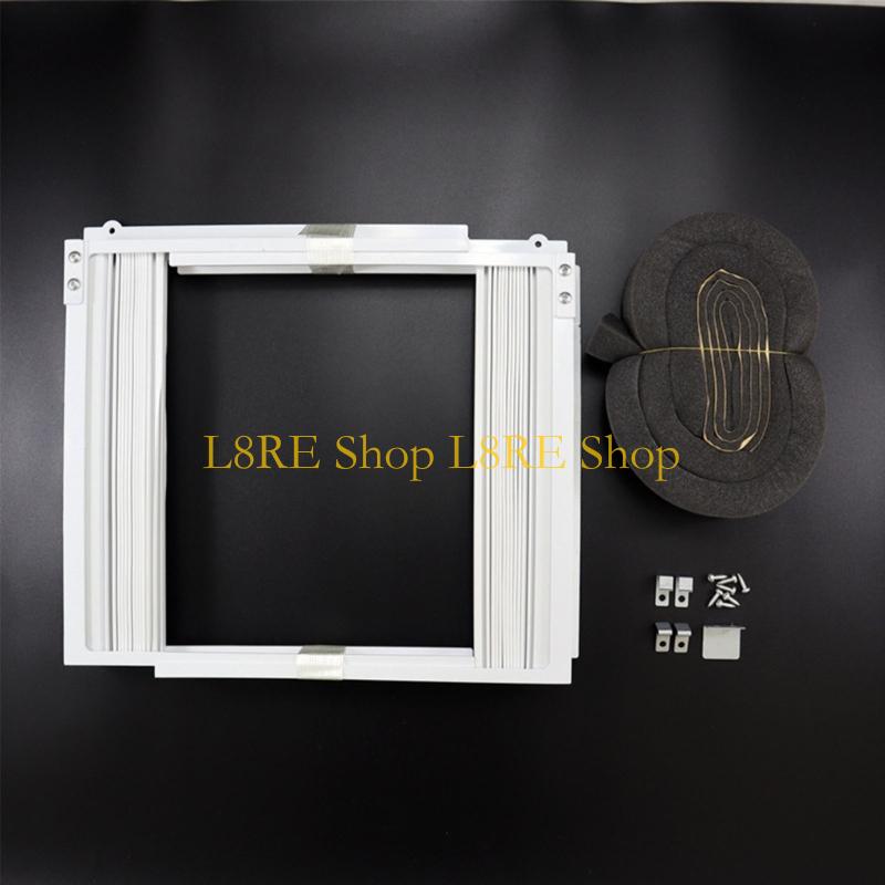 L8RE Portable Louver Baffle Window Exhaust Hose Side Panel Plate for Air Conditioning