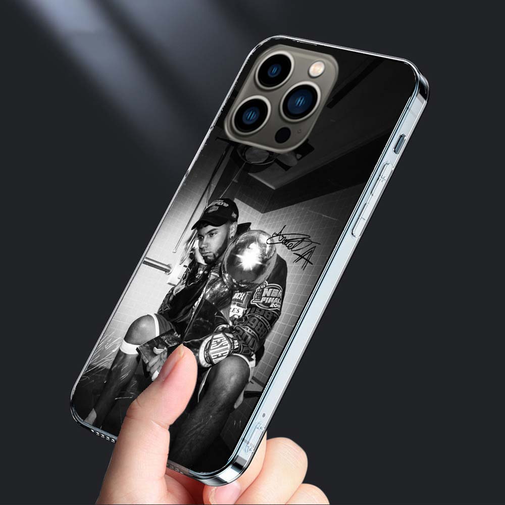 Rapper A-Anuel AA Real Phone Case For Iphone 16E 15 Pro 14 Plus 17E 16 17 Pro Max Air 11 12 13 Mini Shockproof Capa Cute Cove