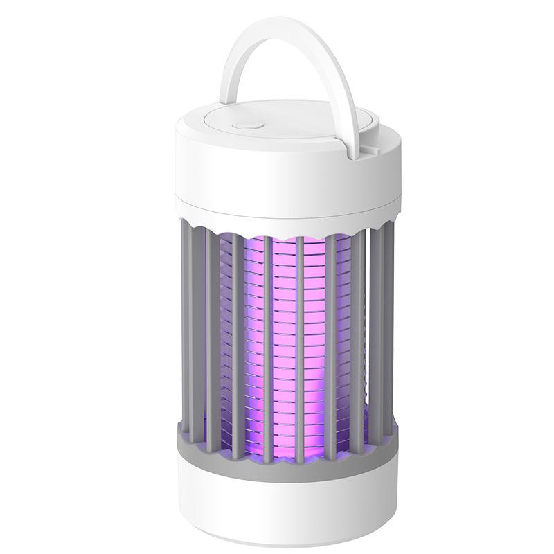Black Technology Silent Indoor Mosquito Catcher Lamp with Electric Shock & Suction