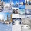 Winter Schnee Fotografie Hintergrund Studio Requisiten Kulisse Baby Foto Kulisse Sprühleinwand Party Heimdekoration