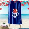 Universidad de Chile Print Beach Towel, Large Soft Quick Dry Towel for Beach Camping Swimming
