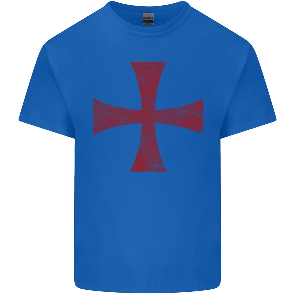 Knights Templar Cross Fancy Dress Outfit Unisexs Light Cotton TShirt