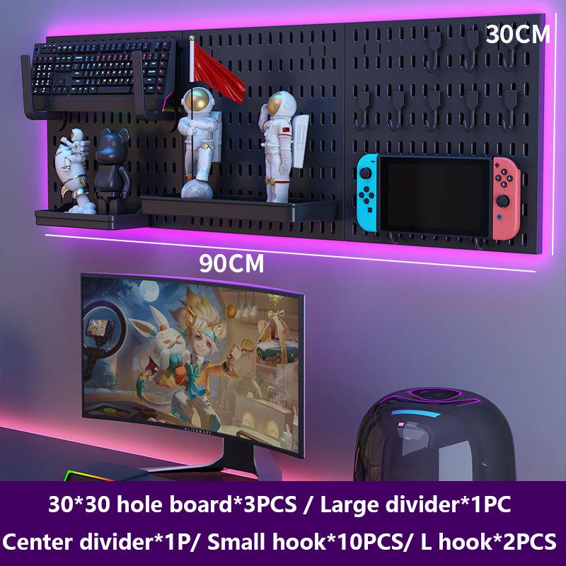 

Домашняя перфорированная стена, панели с отверстиями, декор, органайзер, держатель, настенный дисплей, DIY стойка для хранения инструментов, ванная комната, кухня, подвесная доска