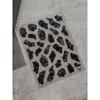 Leopard Print 5D Embossed Nail Stickers Hollow Black Lace Y2K DIY Nail Art  For Women