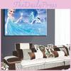 Frozen Oil Paint Diy Wall Decor No Frame Living Room Bedroom Decoration Supplies