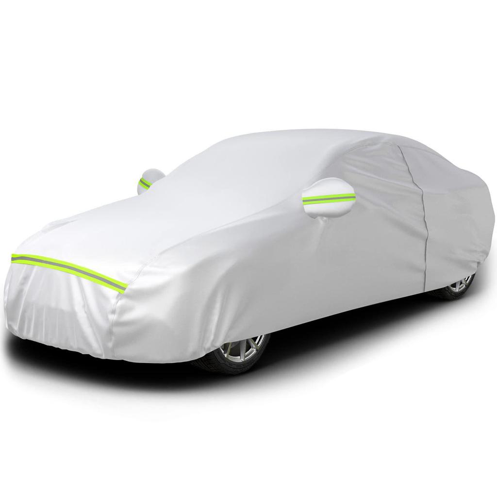In-Stock Oxford Car Cover with Fleece Sunshade - Thickened, Full Protection, and Rainproof