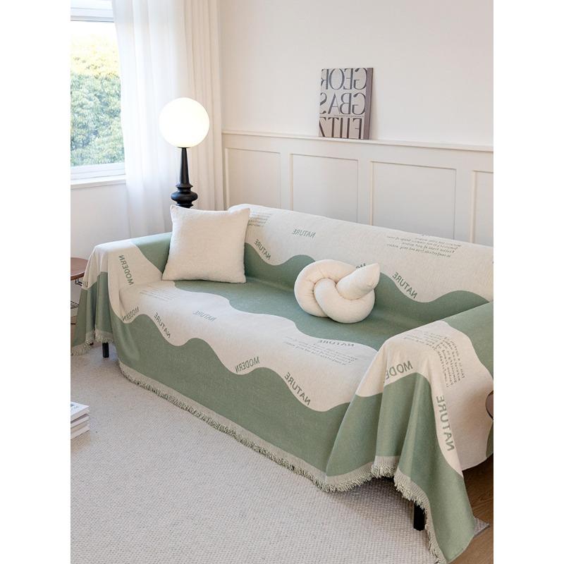 

Скандинавский чехол для дивана, тканевый чехол для дивана, полотенце, универсальный чехол для дивана, четырехсезонная универсальная диванная подушка 180*130cm