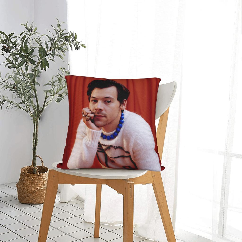 Singer H-Harrys S-Styles Pillow Case Custom Pillow Cover For Living Room Sofa Novelty Cushion Cover