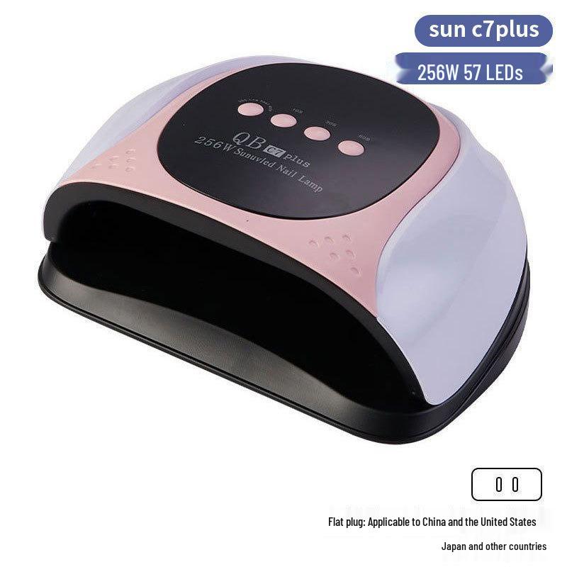 Dazzling 256W LED Nail Curing Lamp, Quick Dry Gel Lamp for Salon Use
