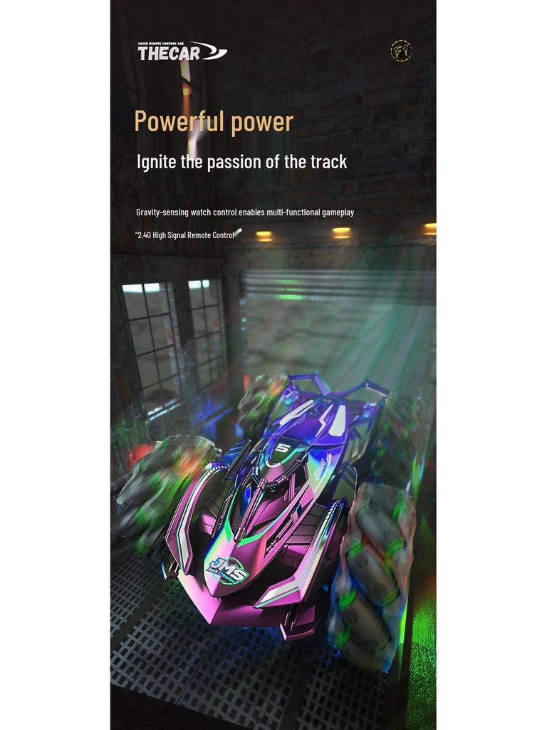 Gesture-Controlled RC Drift Stunt Car, 2.4G High-Speed, Rechargeable, Four-Wheel Drive Racing Toy for Kids