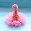 Glitter Birthday Hat Hair Accessory Shiny Star Decor Headwear for Kids Birthday Party Holiday Cosplay Dress Up Favors