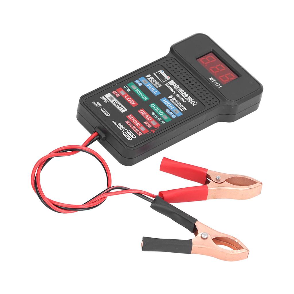 BT 171 Automotive Alternator Tester 12V Digital Auto Battery Analyzer for Truck Motorcycle SUV Boat
