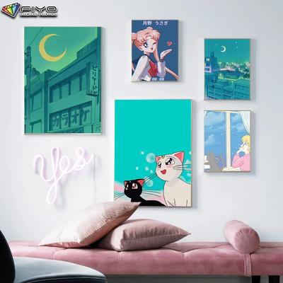 Kit punto croce fai da te diamante ricamo Sailor Moon pittura diamante decorazioni per la casa