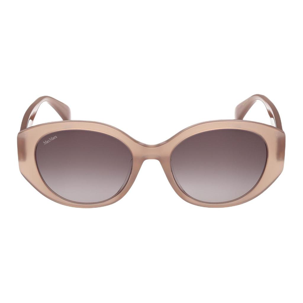MaxMara Fashion Casual Oval Frame Sunglasses Unisex Sunglasses Pink MM0150K-57B