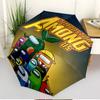 Among Us Print Automatic Open Close Umbrella, Portable Foldable Umbrella, for Outdoor Commute Camping Trip, Ideal Birthday Gift