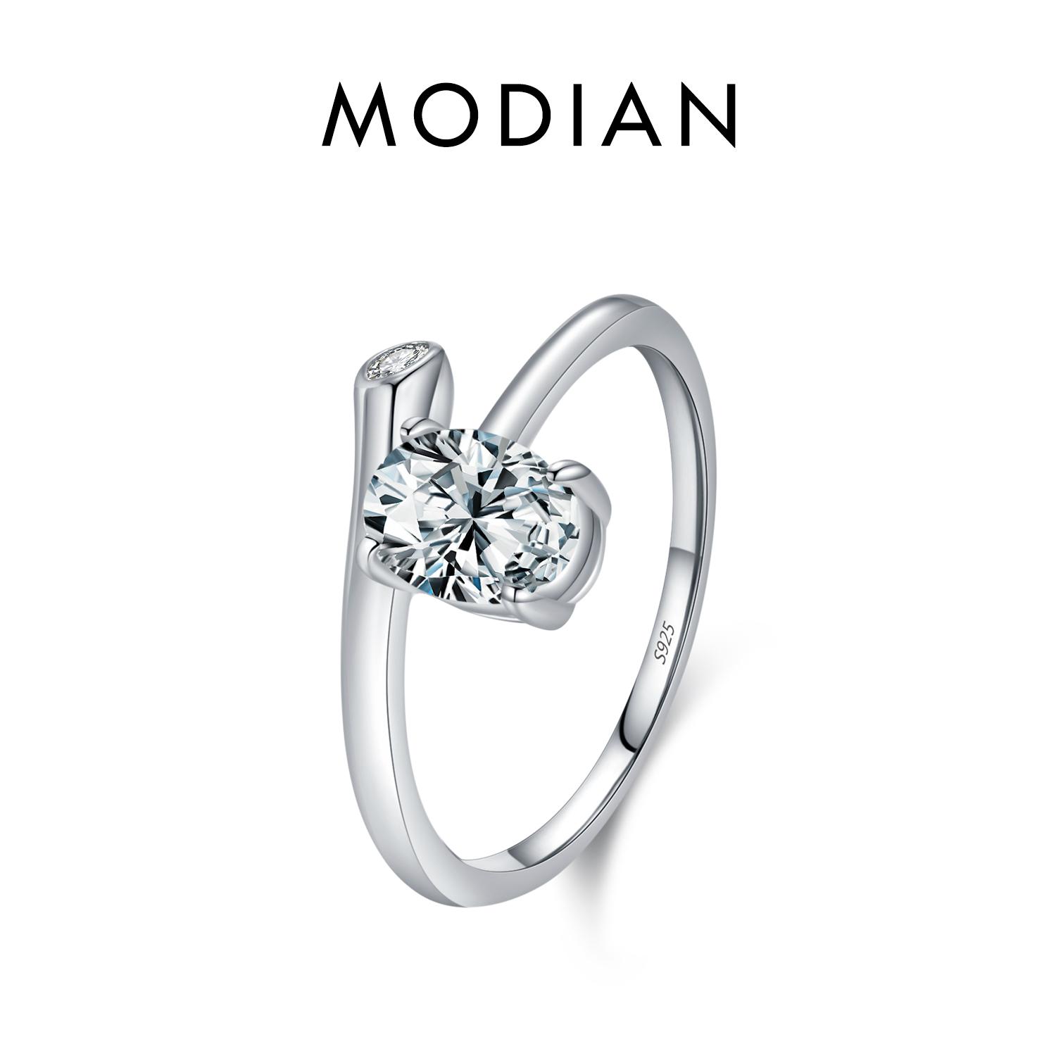 

Luxury Irregular Line Rings 925 Silver Snake Metal Dazzling Geometric CZ Finger Rings for Women Fine Jewelry 5