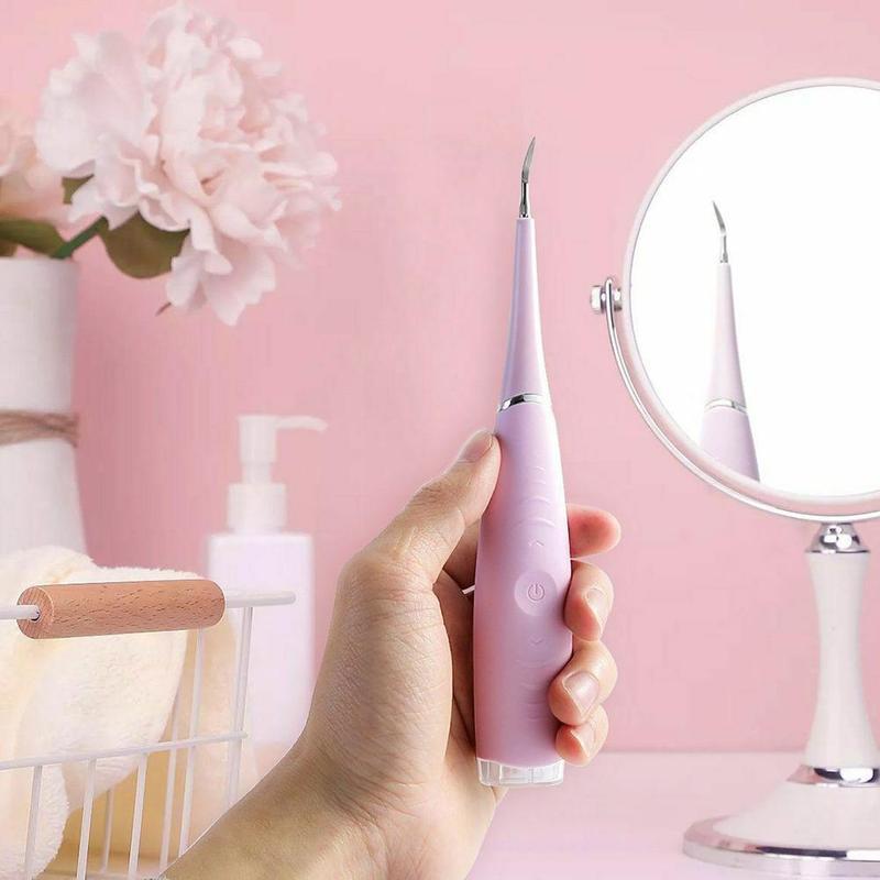 Dispozitiv de îndepărtare a tartrului cu vibrații cu ultrasunete electric reîncărcabil Racletă dentară portabilă electrică multifuncțională