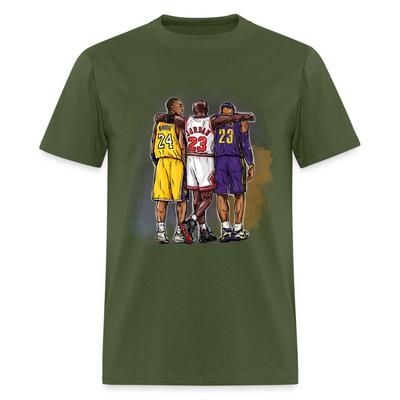 Hall of Famer di Basket Leggendario maglietta GOAT Giocatori iconici T-shirt classica