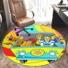 Scooby-Doo Chair Mat Round Carpet - Home Decor, Office Rug, Gift Suitable for Everyone., Suitable for Bedroom, Living Room, Various Rooms0487b