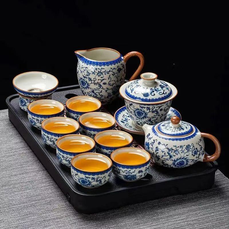 Underglaze Ceramic Xishi Tea Set