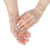 Fashion Spring Summer Sunscreen Dance Lace Gloves Fingerless Mittens Driving Gloves Short Gloves for Women