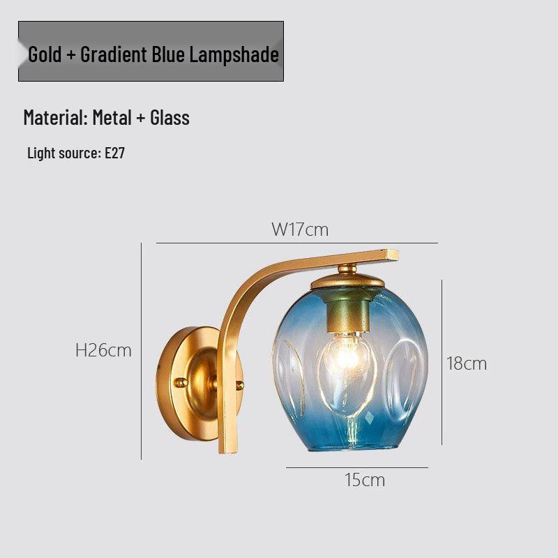 Modern Nordic LED Wall Lamp for Bedroom and Living Spaces