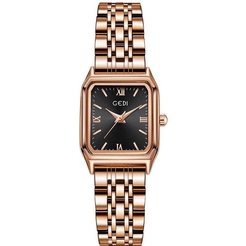 Simple Stainless Steel Student Watch Niche Premium Waterproof Watch Women'S Quartz Watch