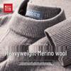 Hodo Men's Heavyweight Wool Crew Neck Sweater
