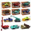 4/6pcs Mini Vehicle Excavator Tractor Toy 1:64 Classic Construction Car Model  Sliding Boy Gift